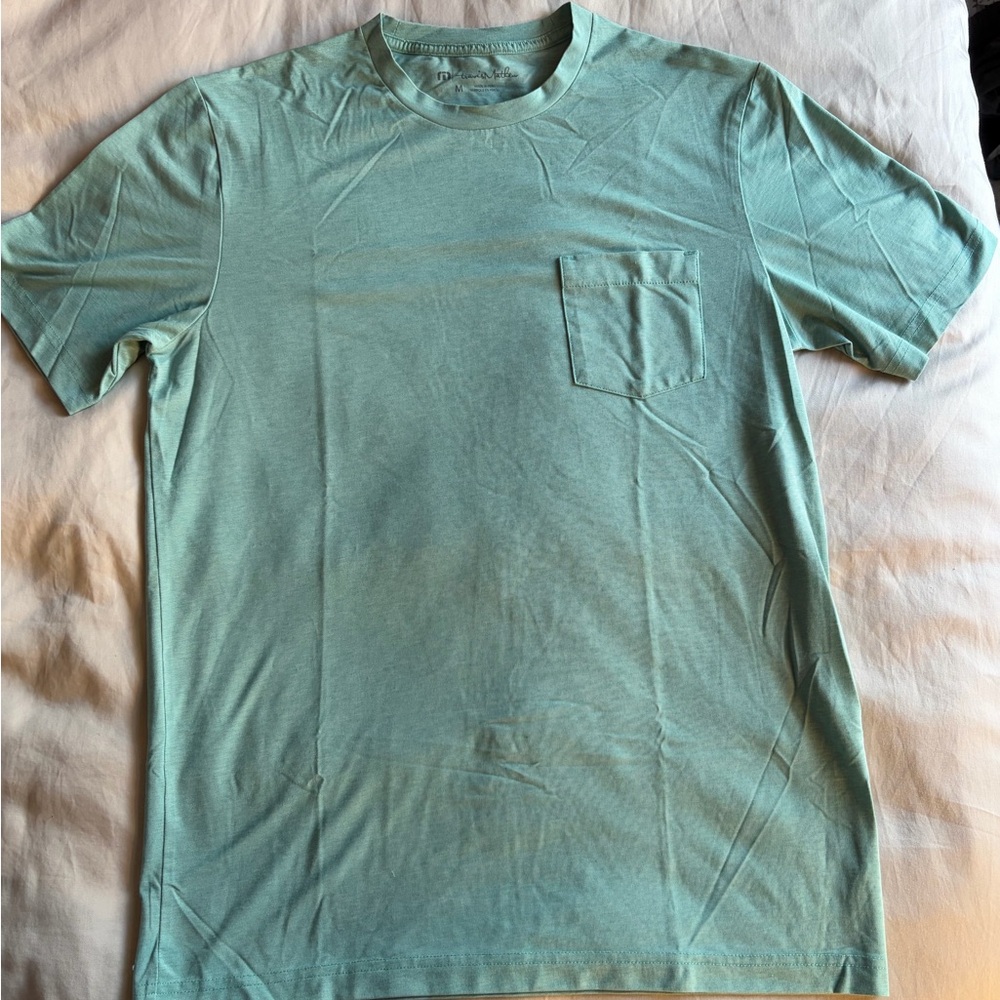 Travis Mathew Light Green Short Sleeve Tee